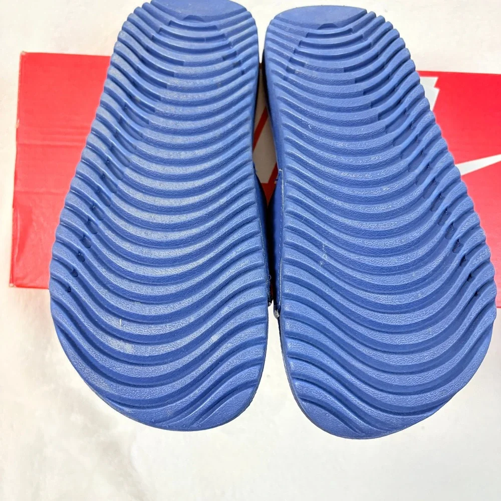 Nike‎ Kawa Slide Kids Sz 13 C Blue Void Sandals 819352-404 New in Box
